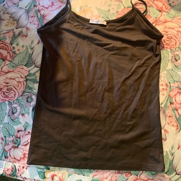 Zara Women's Brown  Spaghetti Strap Top Size Medoum - Picture 1 of 4